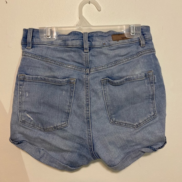 Garage High Waisted Jean Shorts - Picture 3 of 3